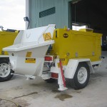 Hire concrete pump Trailer mounted S63